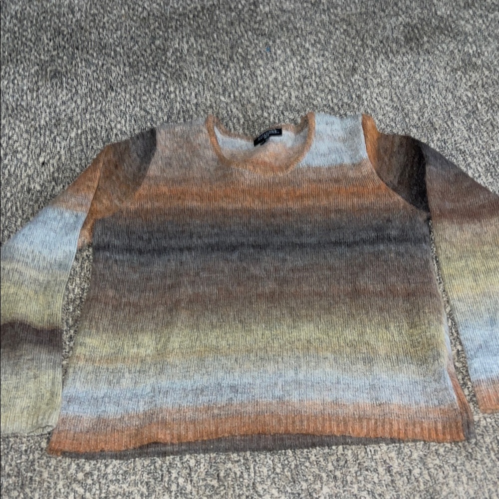 Notations Multicolor Gradient Sweater